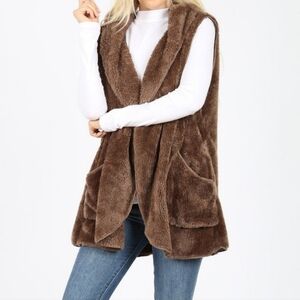 Cozy Furry Sweater Vest